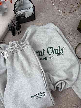 Женский трендовый костюм костюм двойка тринитка на флис Меланж Одесса