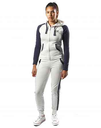Спортивний костюм жіночий Leone White/Blue S Каменское