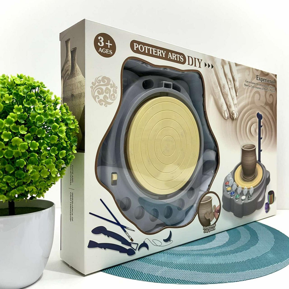 Набір для творчості Гончарне коло глина регульована швидкість (ZY110) Чернигов - изображение 6