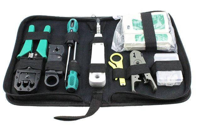Набір сетевика для обтискача, тестування і монтажу витої пари в чохлі 7186 Винница - изображение 2