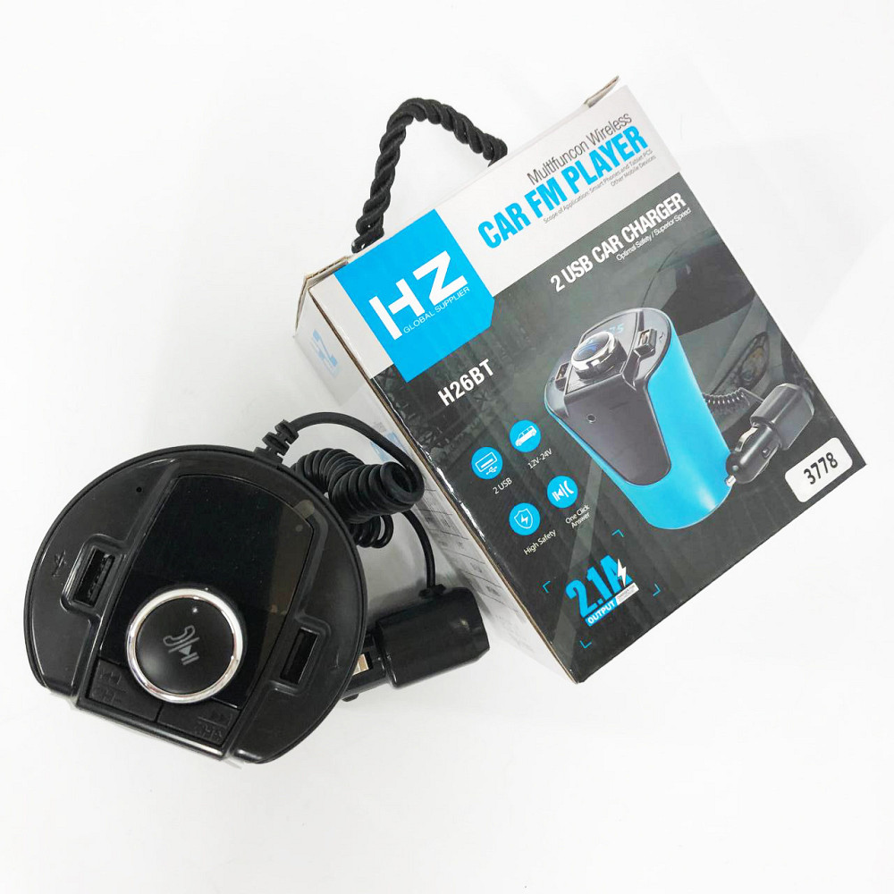Универсальный fm-модулятор для автомобиля H26+BT BX6, Качественный фм модулятор, Блютуз VB-416 фм трансмиттер Киев - изображение 5