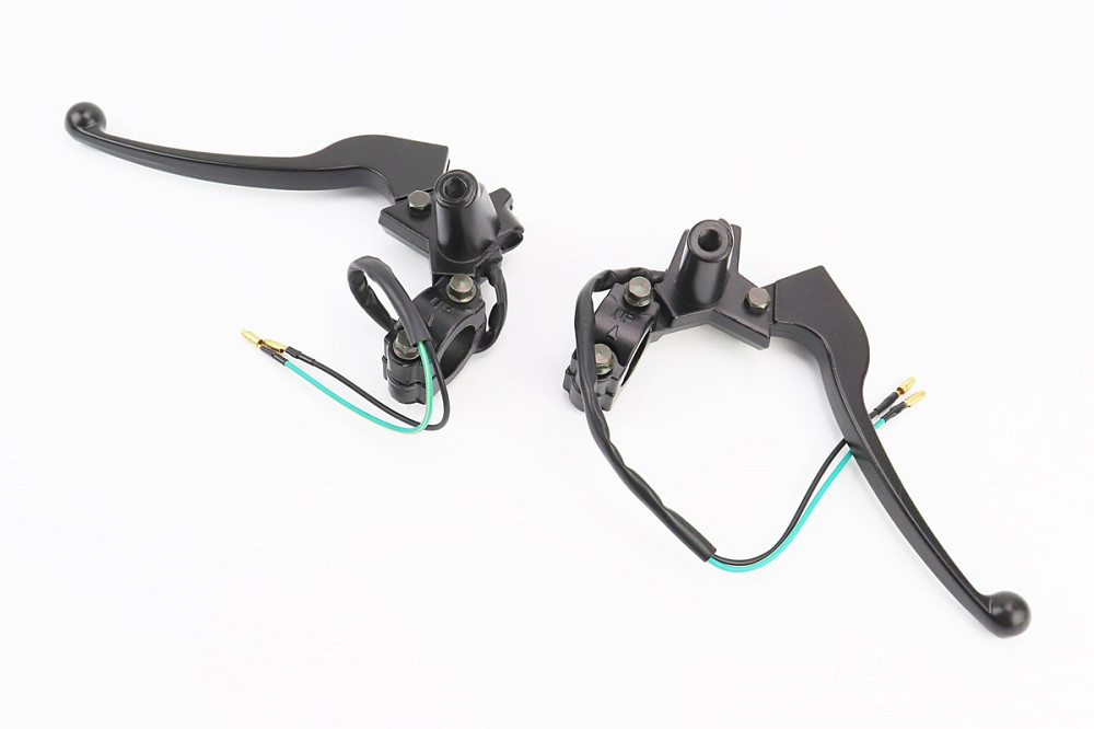 Важелі керма лівий, правий з кріпленням під дзеркало, к-кт 2шт (М8 права) GY6 125-150 Київ - фото 1