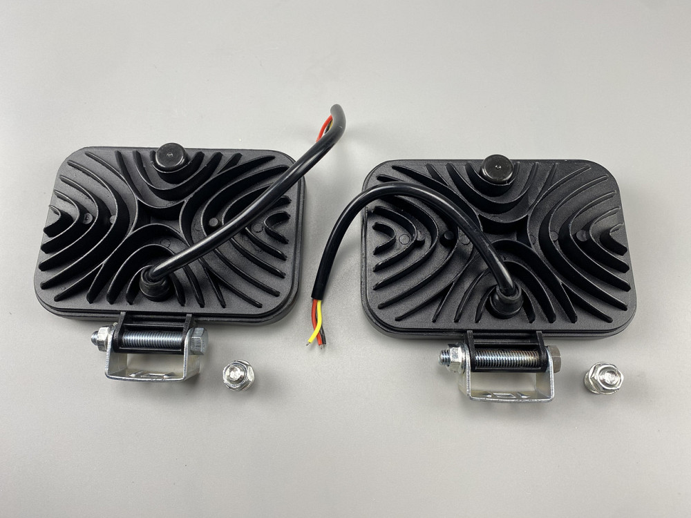 Фара LED прямокутна 99W ближнє і дальнє світло 33 led діода 6500K робоча фара Мукачево - фото 9