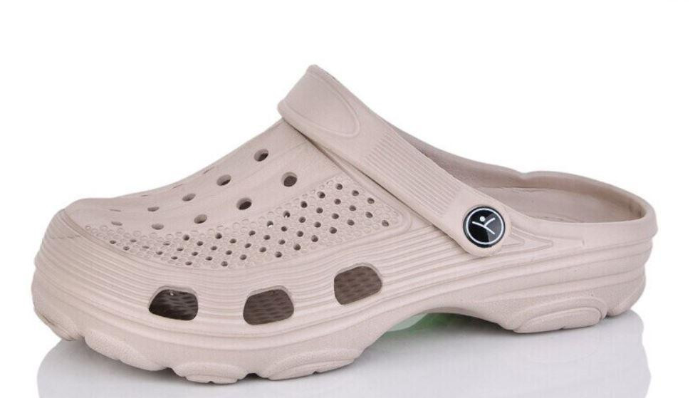 Женские кроксы лёгкие эластичные анти скользящие ТМ Бежевые Одесса - изображение 3