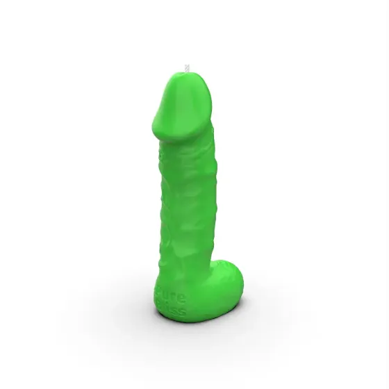 Свічка у вигляді члена Pure Bliss MINI Green 15 см Львів