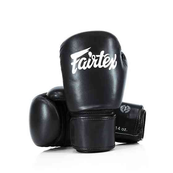 Боксерські рукавиці Fairtex BGV27 Black 16 унцій (бинти в комплекті) Каменское