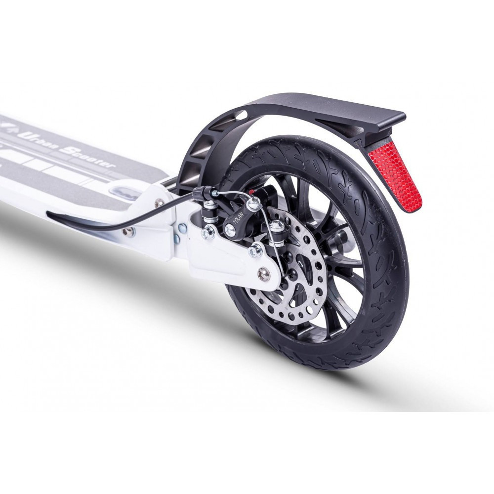 Самокат двухколесный городской для подростков и взрослых аллюминевый Razzo з дисковым тормозом с амортизатором Киев - изображение 7