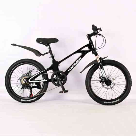 Двоколісний легкий дитячий велосипед Hammer, Комфортний велосипед для дітей з надійною рамою QZ-74 Івано-Франківськ