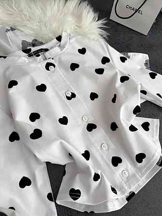 Женская стильная домашняя принтованная пижама качественный кулир Белый, 44/46 Одесса