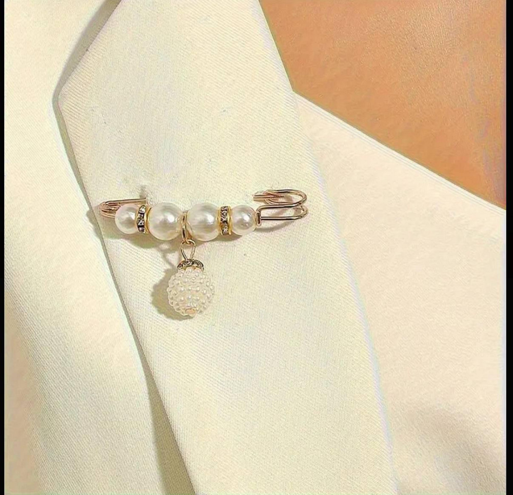 Набор из 12 брошей с искусственным жемчугом Киев - изображение 5