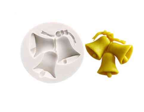 Молд силиконовый Колокоьчики 68 мм серый Киев