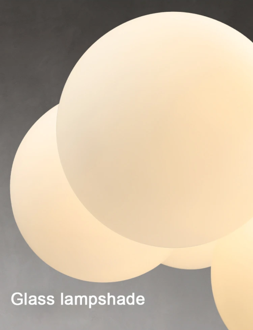 Люстра светодиодная потолочная 1212 Спутник (Золотистый) 5 плафонов Винница - изображение 7