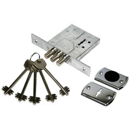 Замок врізний сувальдний Avers 96/S6-CR (w/o DP) (UA) Харків - фото 2