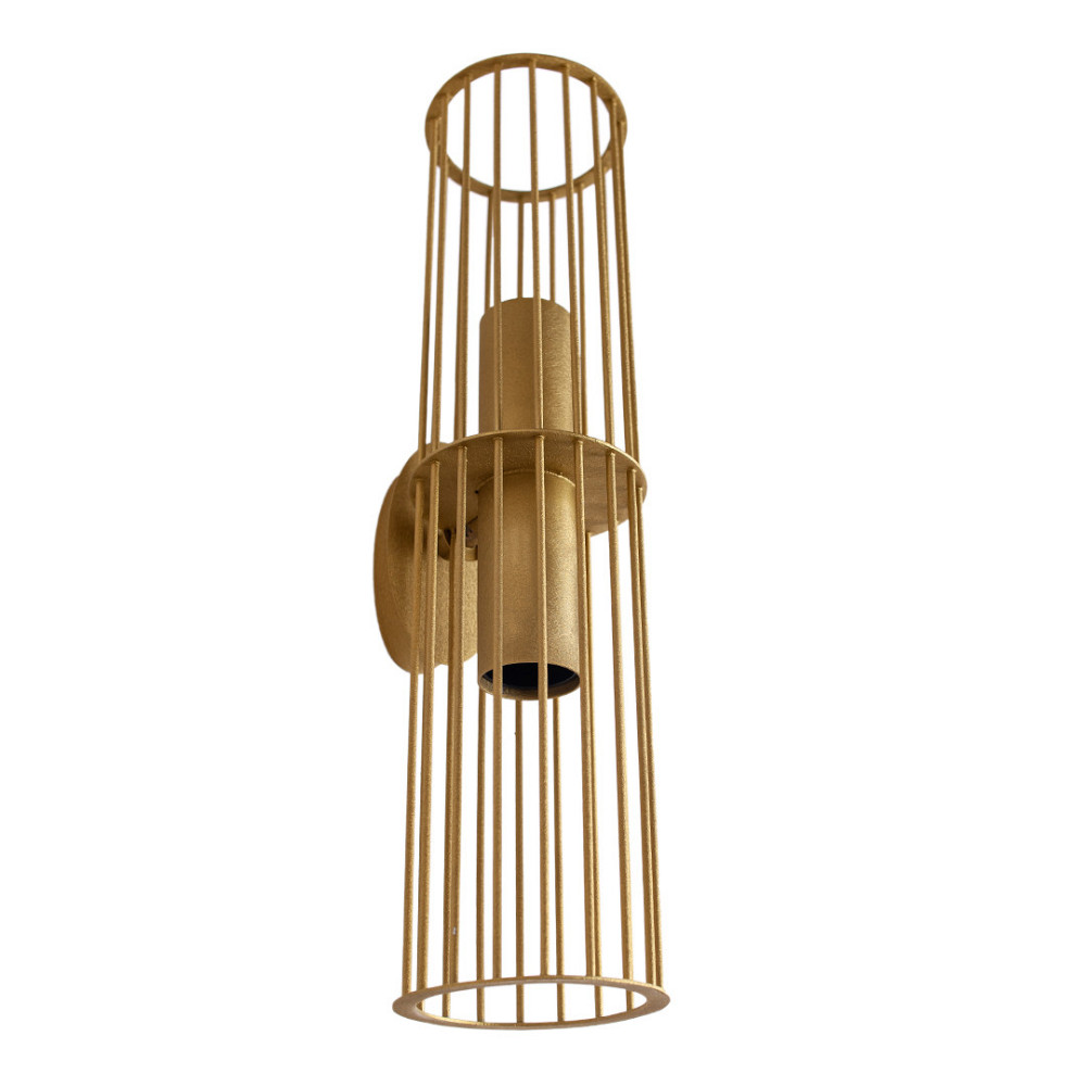 Бра під дві лампи Е27 MSK Electric Malta настінний світильник у стилі лофт MR 1040 GD Київ - фото 3