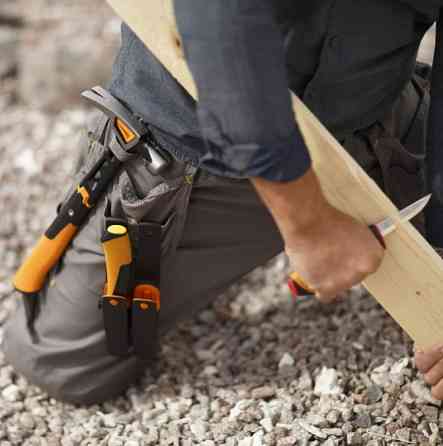 Усиленный Нож для Ремесленника с чехлом-точилкой Fiskars (1023620) Нержавеющая сталь Нововолынск