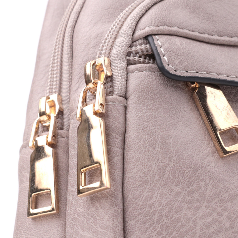 Стильная женская сумка через плечо из экокожи Vintage sale_15119 Бежевый Киев - изображение 5