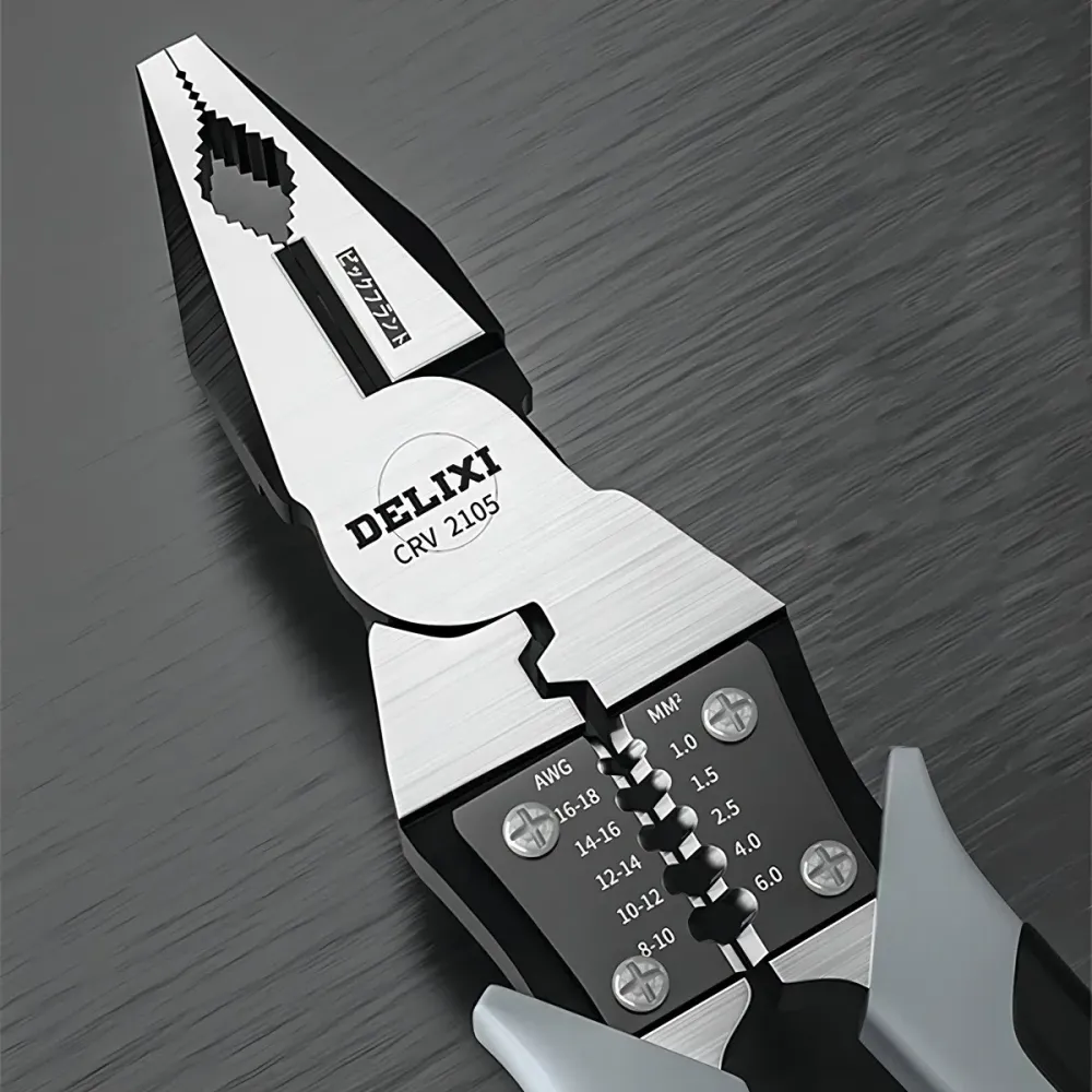 Многофункциональные плоскогубцы для зачистки провода пассатижи комбинированные 1-6мм2 225мм Киев - изображение 3