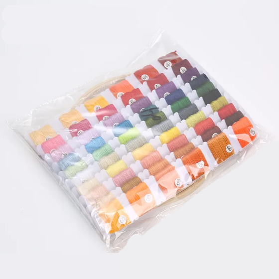 Набор ниток и иголок для шитья, нитки и иголки, обруч для вышивки крестом Каменец-Подольский