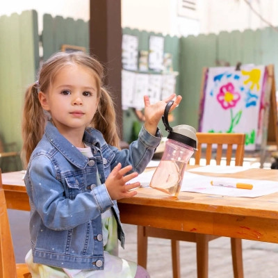 Поильник-непроливайка Chicco Kids Cup Розовый 350 мл (06910.10) Винница - изображение 2