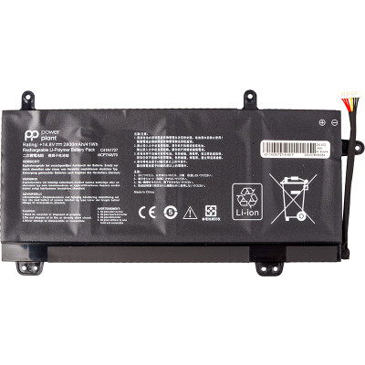 Акумулятор до ноутбука ASUS ROG GU501 Series (C41N1727) 14.8V 2800mAh PowerPlant (NB431984) Вінниця - фото 1