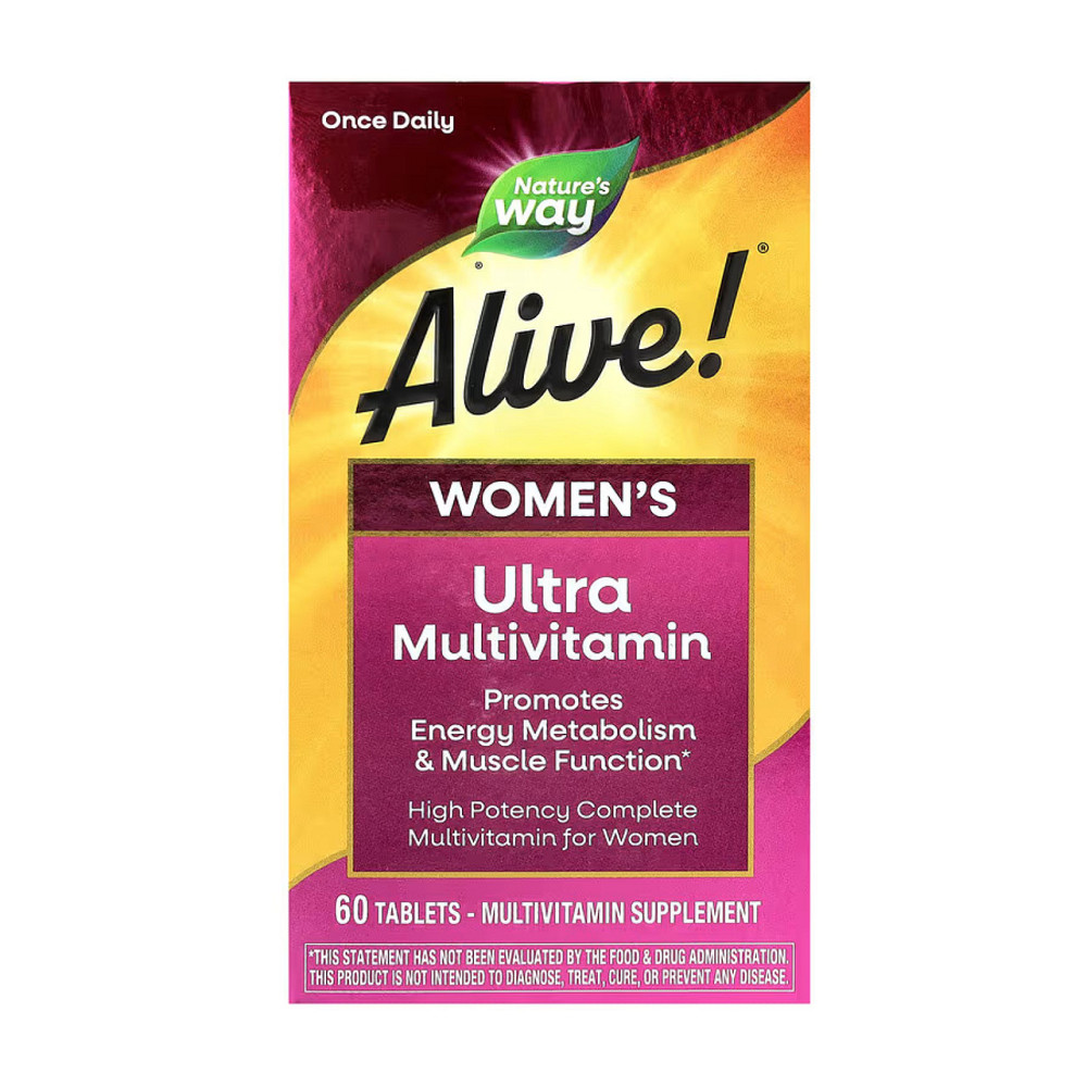 Мультивітаміни для жінок Nature's Way Once Daily Women's Ultra 60 tabs Київ - фото 1