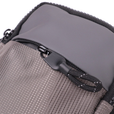 Сумка Vintage Слінг з текстилю Сіра (22869) Вінниця - фото 6