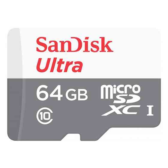 Картка пам'яті SanDisk Ultra Micro SDXC 64 GB (64 GB, Class10, UHS-I, 100MB/s) Николаев