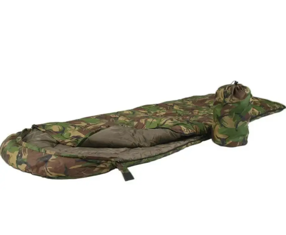 Легкий стьобаний спальний мішок Mil-Tec Спальник 190 x 75 x 30см Камуфляж Вінниця