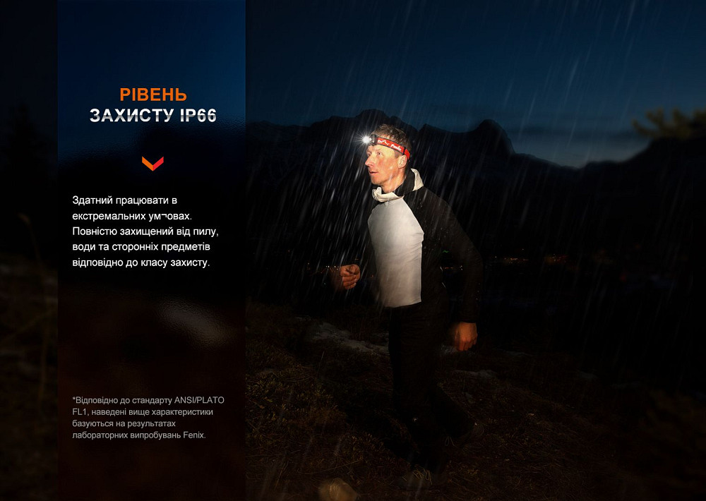 Ліхтар налобний Fenix HL32R-T червоний Київ - фото 16