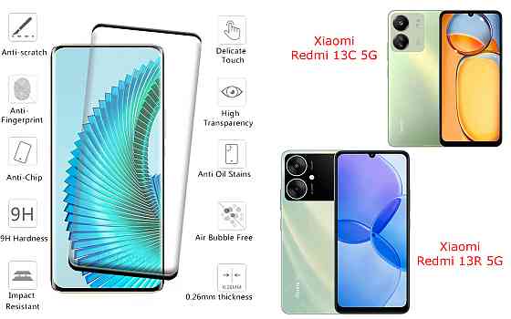 Защитное стекло HyperGlass Pro для Xiaomi Redmi 13C 5G, 13R 5G – максимальная чувствительность и защита Киев