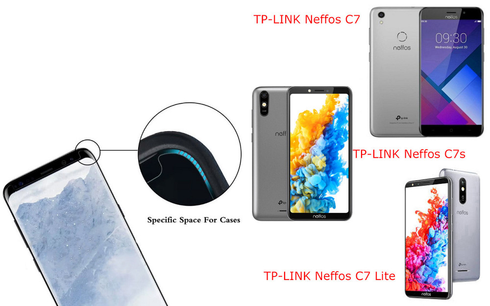 Защитное стекло HyperGlass Pro для TP-LINK Neffos C7, Neffos C7s, Neffos C7 Lite – максимальная Киев - изображение 3