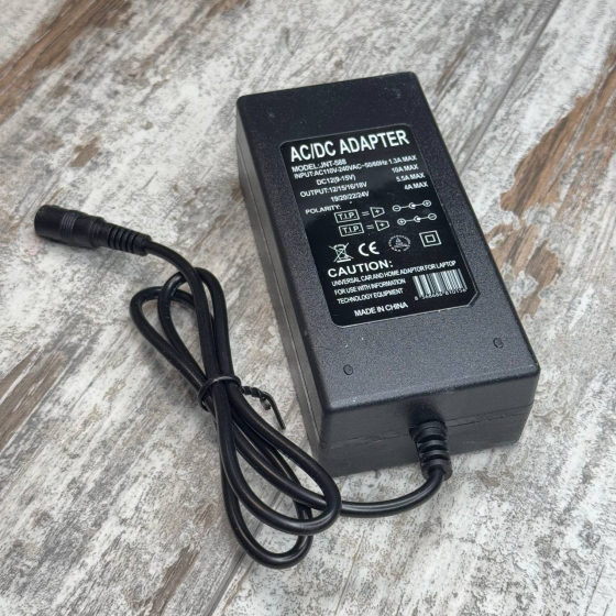 Универсальный блок питания 96 Вт, 12–24 В, до 4.5А, регулируемый адаптер с 8 сменными штекерами Киев