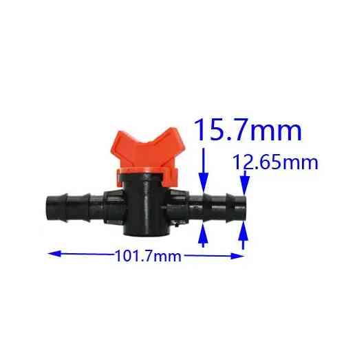 Кран соединительный для капельной трубки 16мм, пластик Вінниця