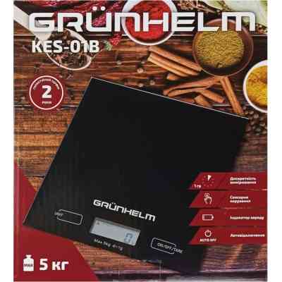 Весы кухонные Grunhelm KES-01B Винница