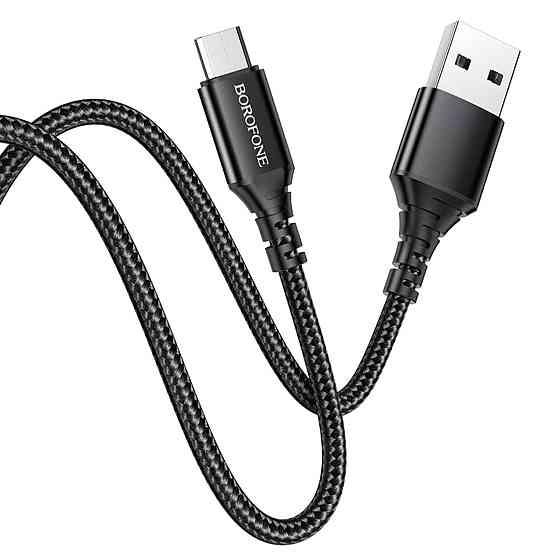 Кабель BOROFONE BX54 Ultra bright Micro-USB 1m 2.4A, колір чорний BX54MB Одеса