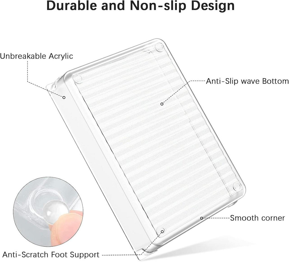 Набір органайзерів для шухляд Yosemy, 16 шт, антиковзкі роздільники, різні розміри, для кухні, косметики, офісу Київ - фото 4