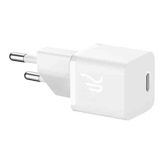 Мережевий зарядний пристрій Baseus GaN5 Fast Charger 1C 20W EU White CCGN050102 Одеса