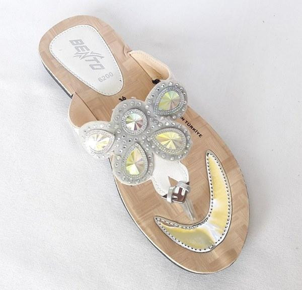 Жіночі Тапочки Шльопанці Сланці В'єтнамки Бежеві (розміри: 36,37) Дніпро - фото 7