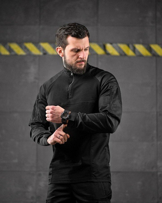 Летний тактический костюм OBLIVION TRIPOD черный   ДЛ6452 Одесса - изображение 6