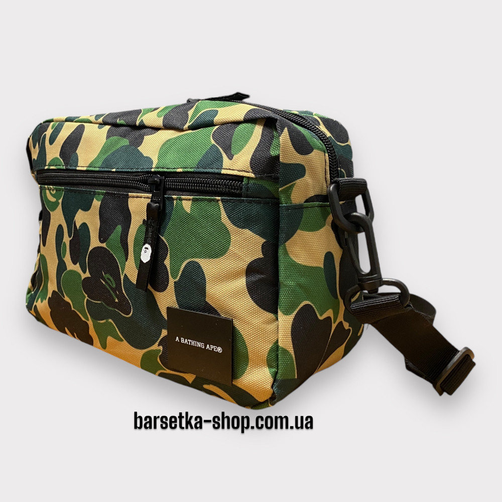 Сумка через плече Bape 25*18 зелений Запоріжжя - фото 2