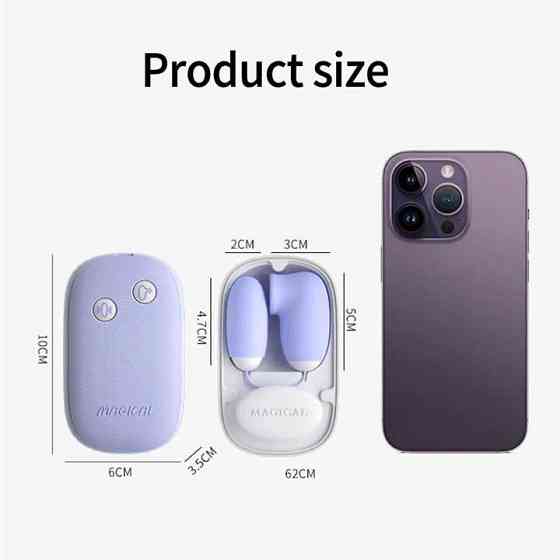 Двойное вакуумное виброяйцо Laile Magic Box USB 20 режимов – Вибраторы Винница