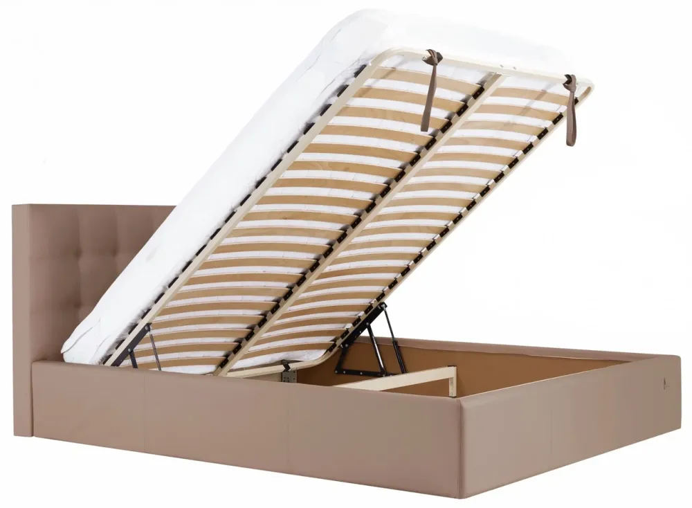 Кровать Двуспальная Chester Comfort 180 х 190 см Fly 2213 С подъемным механизмом и нишей для белья Светло-коричневый Киев - изображение 7