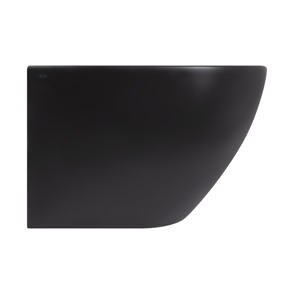 Биде подвесное Qtap Robin 495х370х325 Matt black QT1355046FMB Киев - изображение 4
