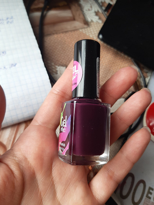 Бузковий лак для нігтів Jerden - звичайний лак з ефектом гель Київ - фото 1