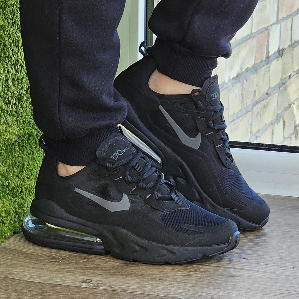 Кросівки Nike 270 Сіточка Чоловічі Чорний Найк з Амортизацією Літні (розміри: 41,42,43,44,45) Відео Огляд Дніпро - фото 2