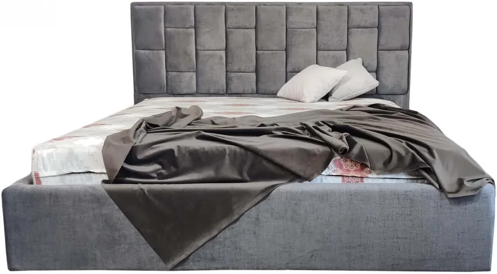 Кровать BNB Royal Premium 90 х 200 см Allure С дополнительной металлической цельносварной рамой Серый Киев - изображение 1