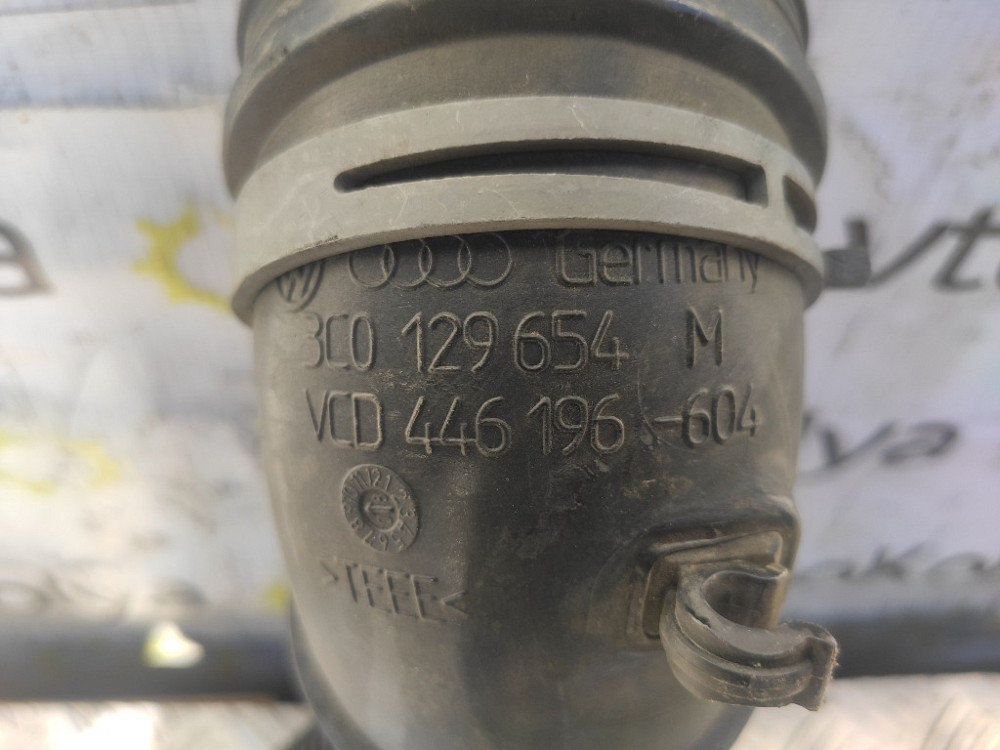 Патрубок повітряного фільтра VW Caddy 1.9 tdi 2004-2010 (3C0129654M) Ковель - фото 1