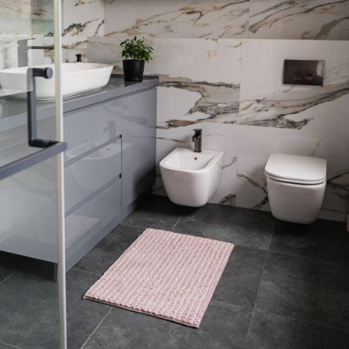 Килимок для ванної 55*50см Мелоді бежевий Дариана Житомир - фото 1