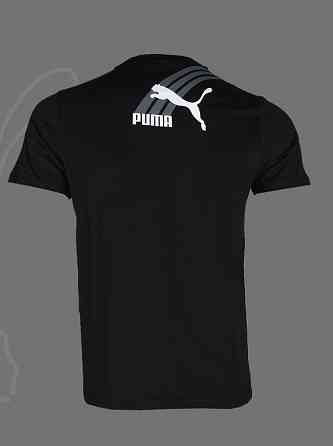 Мужская однотонная трикотажная футболка Puma / p.S(44) Киев