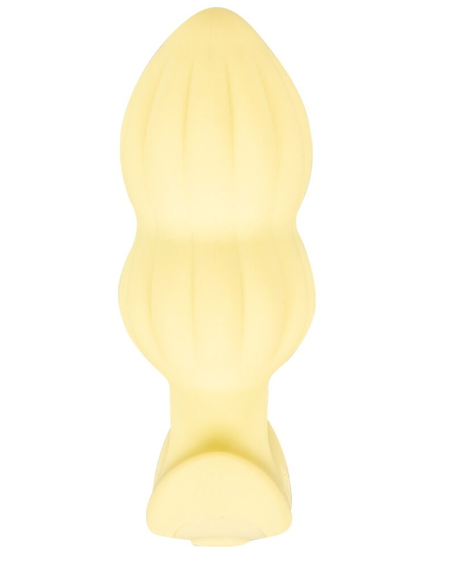 Анальна пробка з вібрацією Vibrating Mini Butt Plug Yellow Sex Aura Київ - фото 7